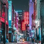 Vibrant streets of Soho illuminated by night, capturing Soho London Nightlife.