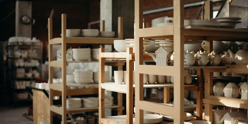 An image of a beautiful pottery class in Los Angeles, the best place for Valentine's Day celebration in Los Angeles.