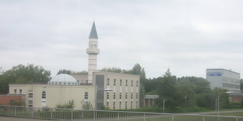 Sultan Ahmet Mosque in Zaandam is a Turkish-style mosque notable for its central dome.