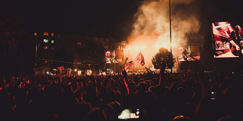 Fun-filled atmosphere at Sweetwater 420 Fest, a popular April Music Festivals USA event.