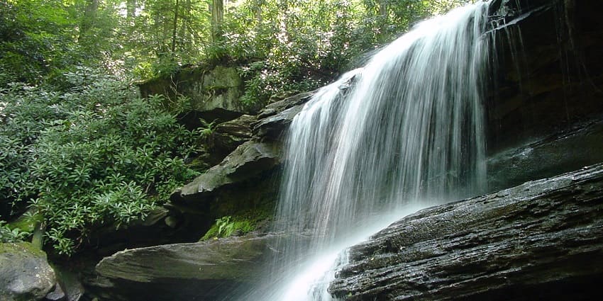 Mesmerising view of the Tad Tayicusa Waterfalls, one of the best in the region.