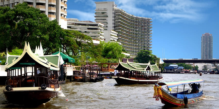 Image of Chao Phraya River Boat Tour - Relaxing boat ride with city views.