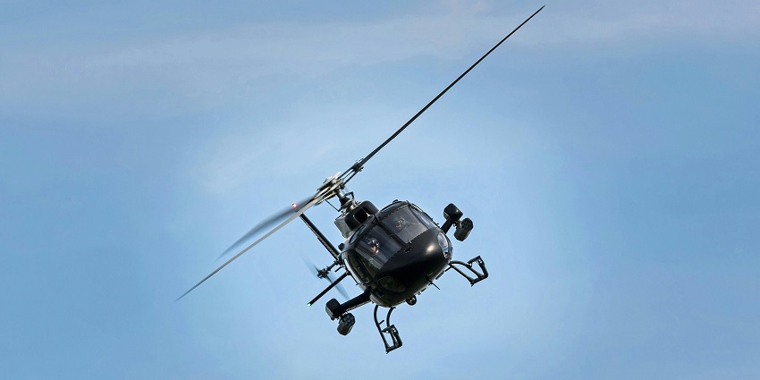 An image of a helicopter flying over the city of San Francisco, an exhilarating option.
