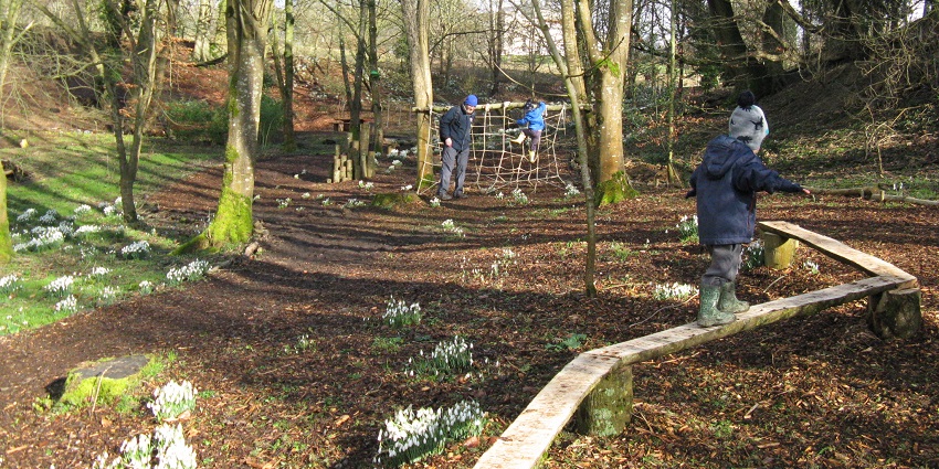 The obstacle course challenges at the adventure park Morni Hills are too exciting.