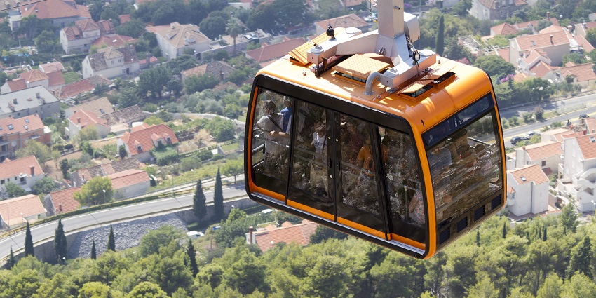 A picture of Dubrovnik Cable Car which offers good and interesting ride to Mount Srd.