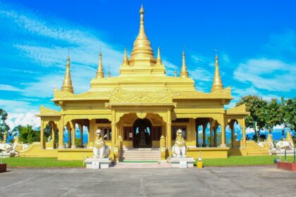 Image of Golden Pagoda in Tengapani - Escape to Tengapani for an unforgettable blend of adventure and calm