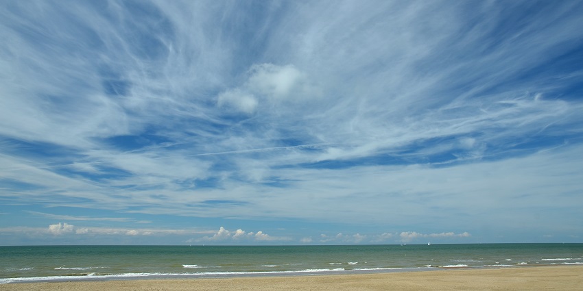 The breathtaking Belgian Coast beaches are one of the places to visit in Belgium.