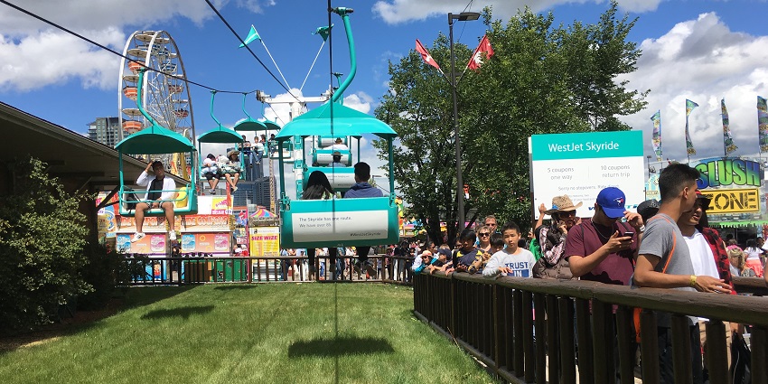 An image of the must-see Calgary Stampede, one of the famous festivals in Canada.