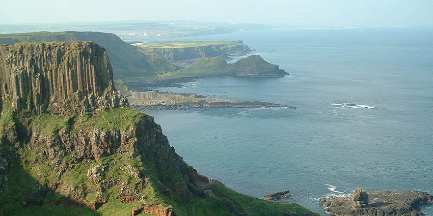 An image of the Causeway Coast, one of the best places to visit in Ireland.