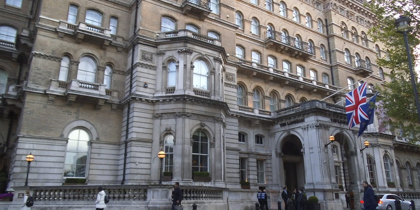 An image of The Langham Hotel in Regent Street, London