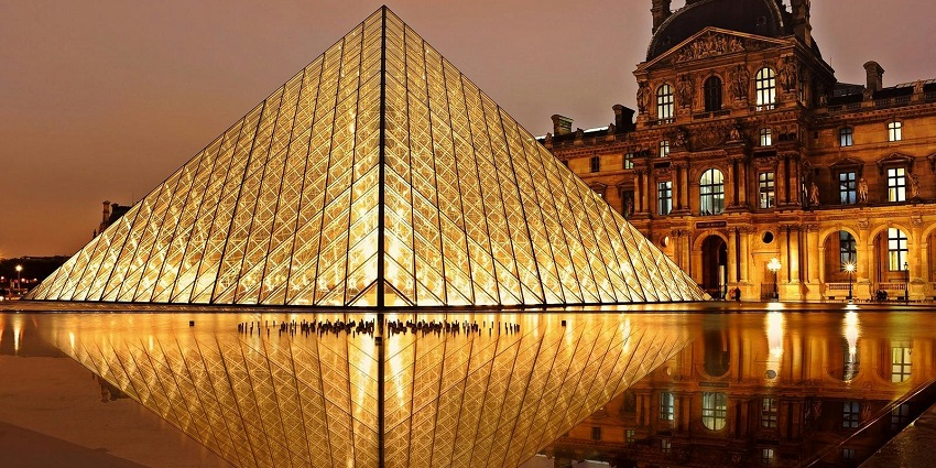 The Louvre: a famous France museum housing the iconic Mona Lisa and historic art