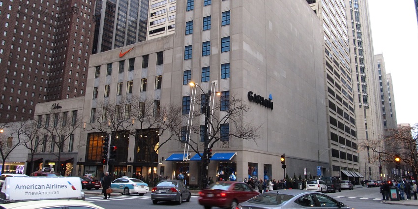 An image of Shop along Chicago’s Magnificent Mile, one of the best shopping in USA with luxury stores