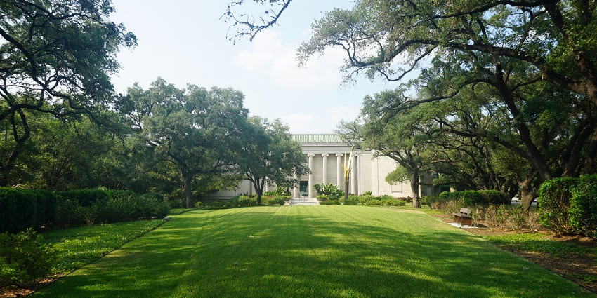 An exterior view of the Museum of Fine Arts, the perfect place for art lovers.