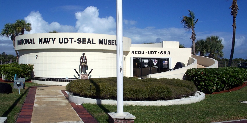 View of The National Navy UDT-SEAL Museum, one of the best places near Fort Pierce.