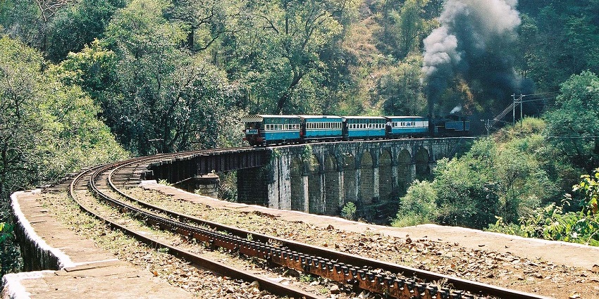 A view of The Nilgiri Mountain Railway Line, also called the Toy Train by the locals.