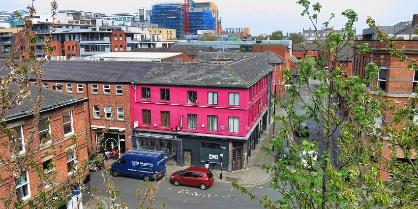 Image of The Northern Quarter, known for having some of the best nightlife in Manchester.