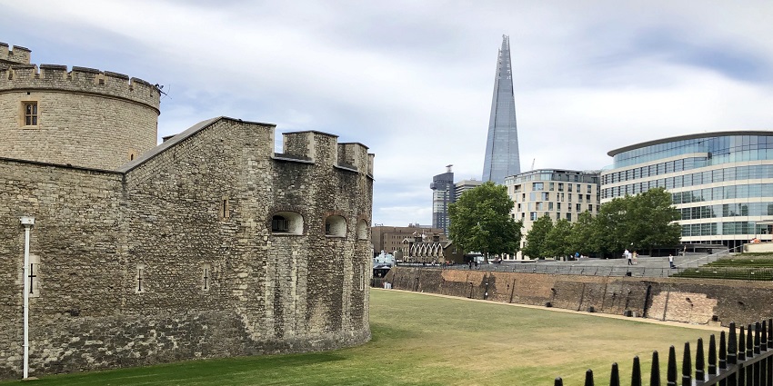 An image of the Tower of London in Tower Hill, London
