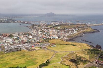 Exploring the coastal surroundings is one of the best things to do in Jeju Island.