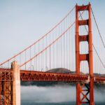 Imag eof Golden Gate Bridge under clear blue sky - discover best things to do in USA