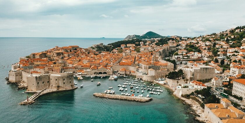 A beautiful aerial view of Dubrovnik’s Old Town, from all the things to do in Dubrovnik.