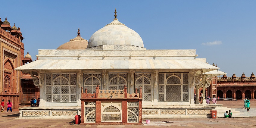 Tomb of Salim Chishti in Fatehpur Sikri in Uttar Pradesh.