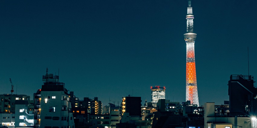 Stunning panoramic views from Tokyo Skytree, are among the best places to visit in Tokyo.