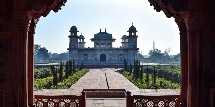 Dive deep into the history of Agra at the tomb of Itimad Ud Daulah.