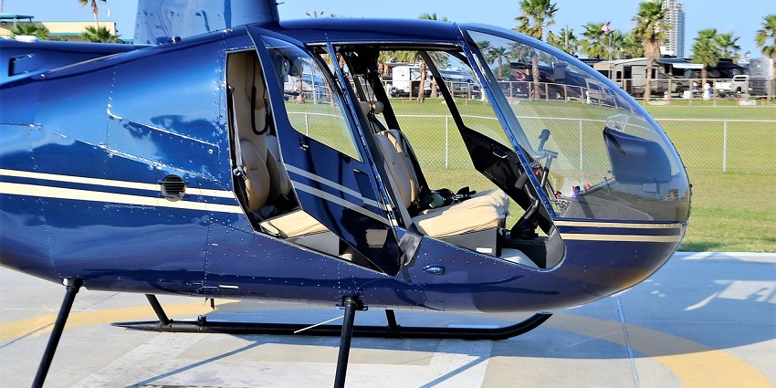 An image of a helicopter at Toronto/Markham Stouffville Heliport located in the Greater Toronto area.