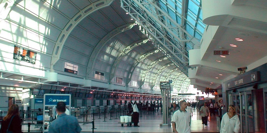 An image of Toronto Pearson International Airport, a famous airport in Toronto.