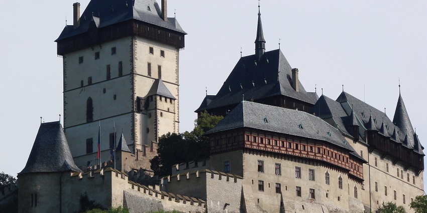 A picture of Karlštejn, which offers some of the best things to do in Czech Republic.
