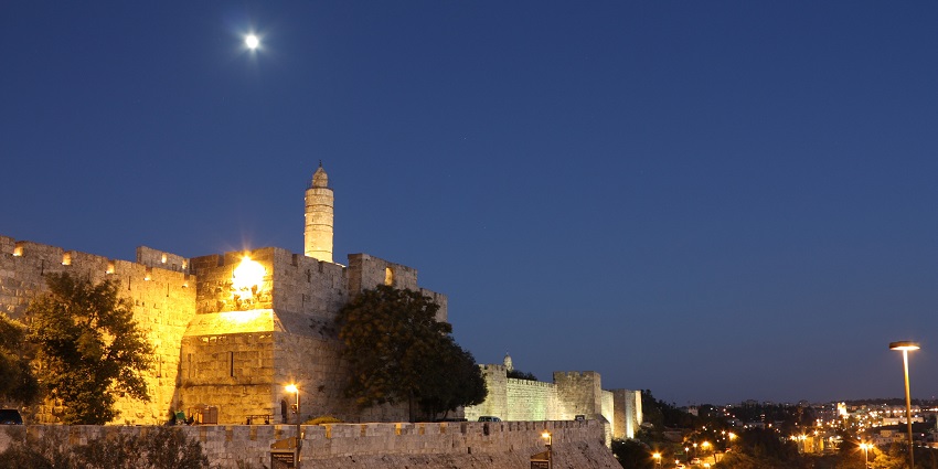 New Year in Israel with a spectacular light show that showcases Jerusalem's ancient history.