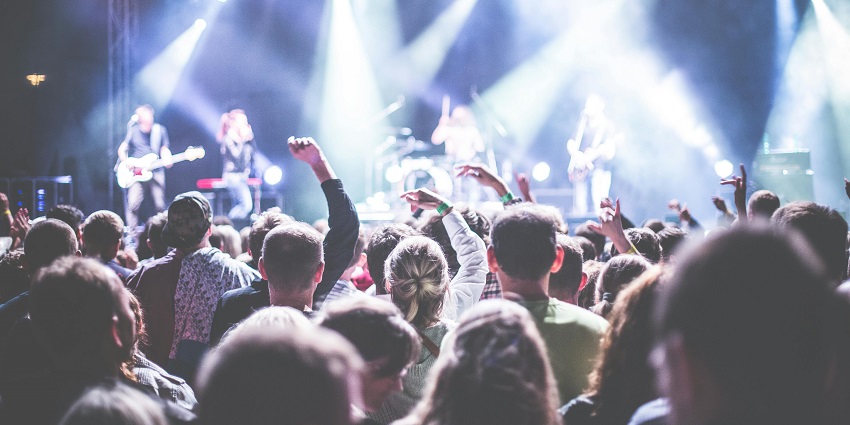 Indie band performing at Treefort Music Fest, an important April Music Festivals USA.