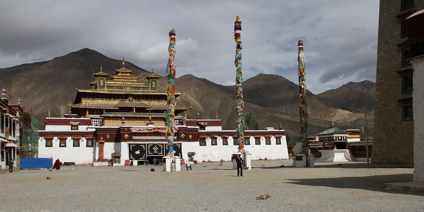 Explore the surrounding hills of the Samye Monastery, perfect for nature enthusiasts.
