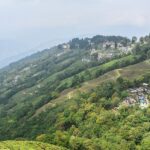 An image of hills in Kolkata, West Bengal with rolling slopes seen during trekking in Kolkata.