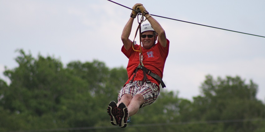 Ziplining is an adventurous activity that excites many tourists.