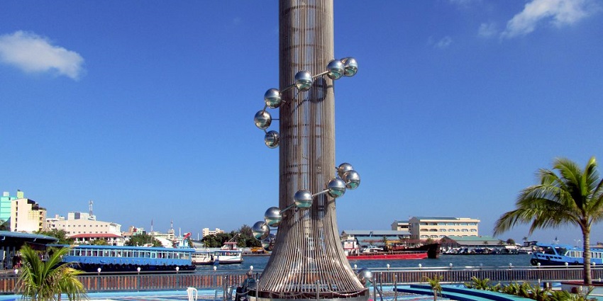 Tsunami Monument is an artistic structure commemorating the victims of the 2004 tsunami.