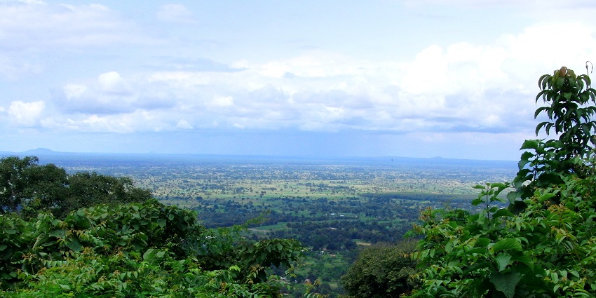 Udzungwa Mountains National Park, near Mikumi National Park with green landscape.