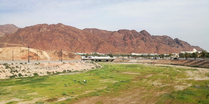 Historical mountain associated with the Battle of Uhud in Medina near the mosque.