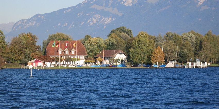Unterseen holds a lot of history within its Swiss buildings and portrays a typical Swiss town.
