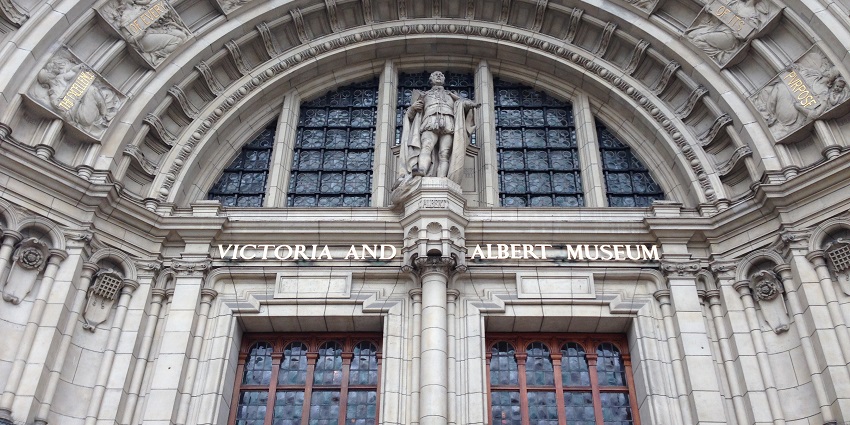 An image of Victoria and Albert Museum, a place near the Natural History Museum.