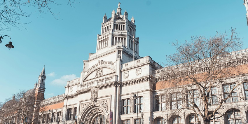 An image of Victoria and Albert Museum, a world-renowned art and design museum.
