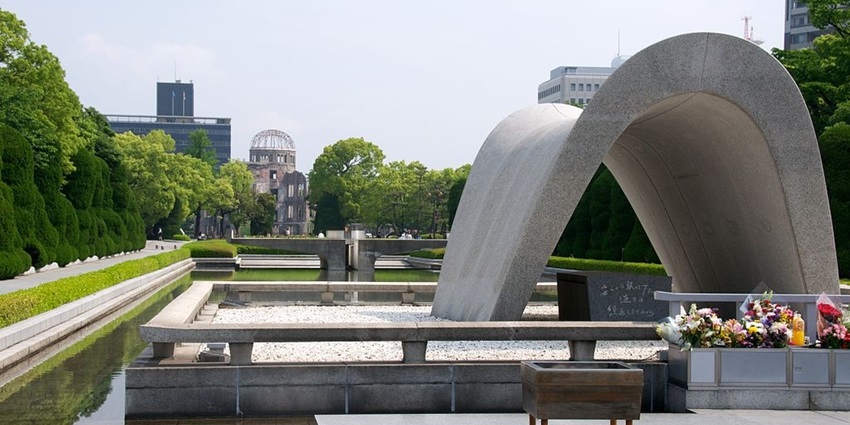 Reflect on peace at the site of Hiroshima’s bombing.