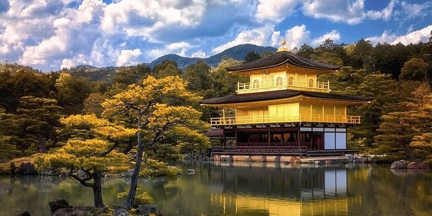 Visiting the Golden Temple which reflects beautifully on the tranquil surrounding pond is among the best things to do in Kyoto