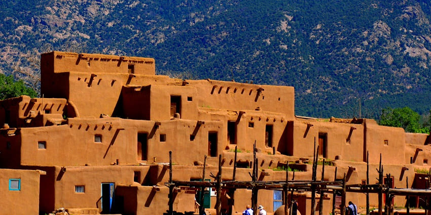 View of UNESCO heritage site showcasing Native American history and culture.