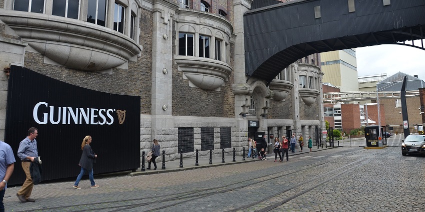 An image of the Guinness Storehouse, one of the most famous things to see in Dublin.