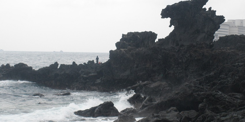 Yongduam Dragon Head Rock, an iconic volcanic formation, is a must-see among things to do in Jeju Island.