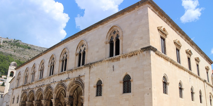 A picture of the Rector’s Palace, is one of the must-see things to do in Dubrovnik.