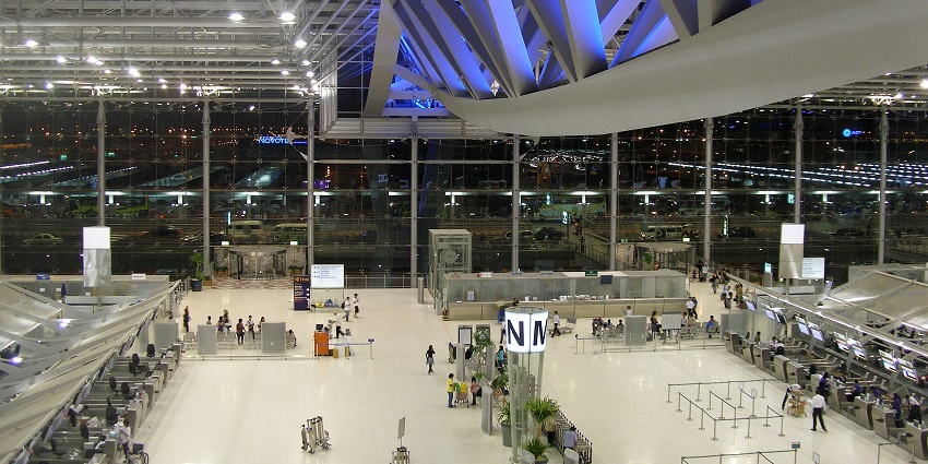 This is a top-view of one of the good airports in Serbia showing everything in miniature size.