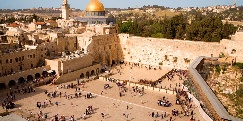 Image of Sacred Jewish site for prayer and spiritual reflection during day time
