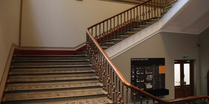 An image of the Victoria and Albert Museum, located in London, England, United Kingdom